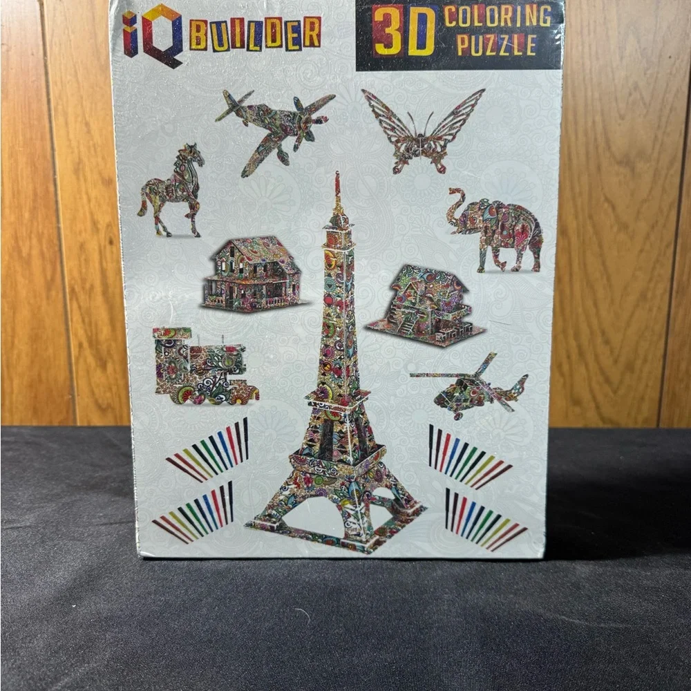 IQ Builder 3D Coloring Puzzle Set